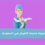شروط مضيفة الطيران في السعودية